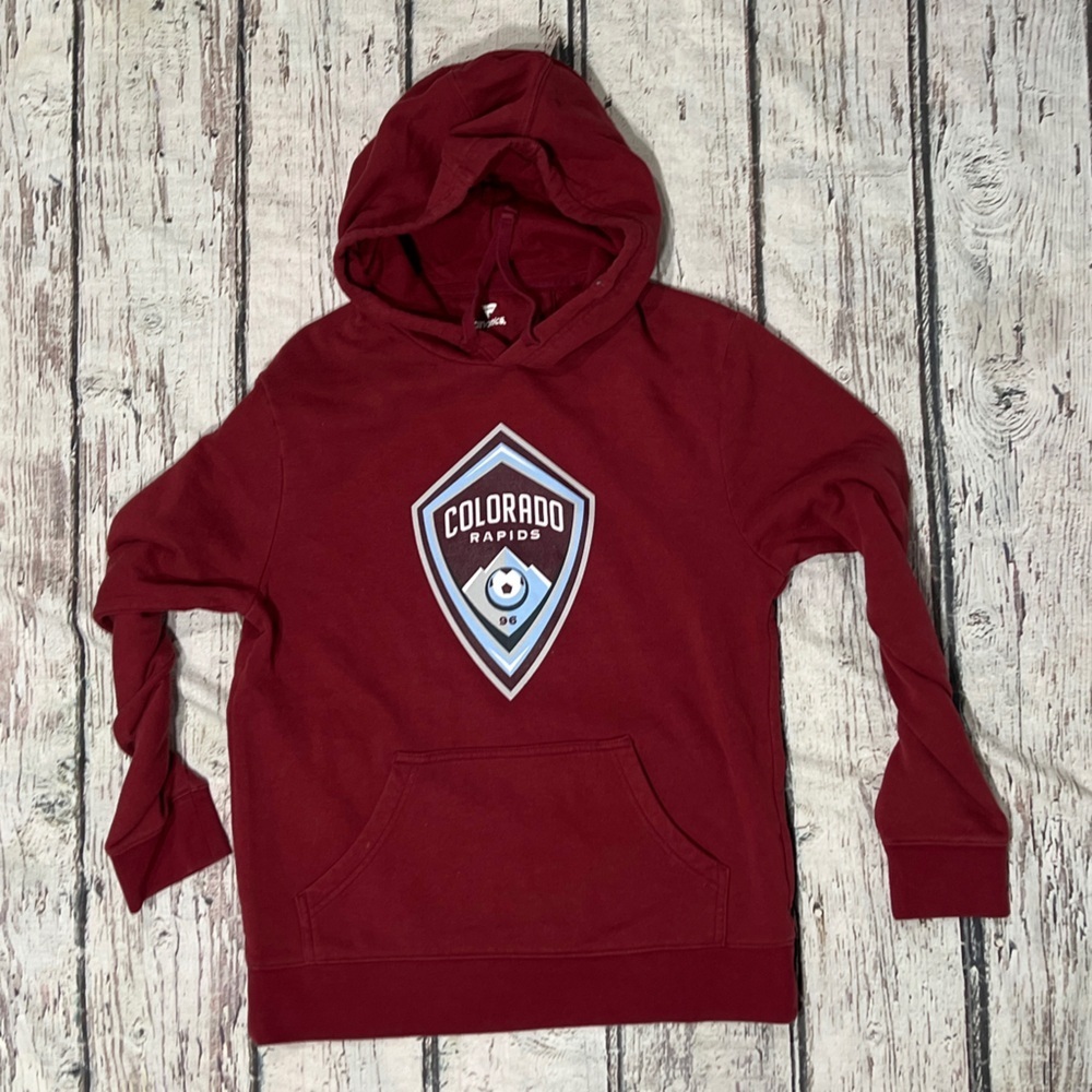 Colorado Rapids MLS Soccer Futbol Hoodie Pullover Jumper Sweatshirt